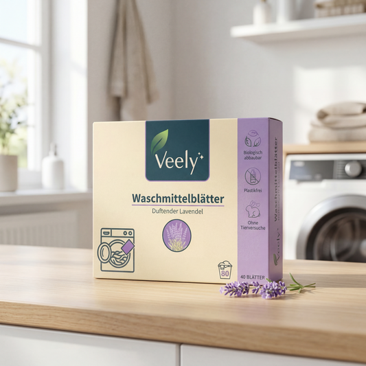Waschmittelblätter Lavendel
